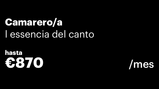 Camarero/a