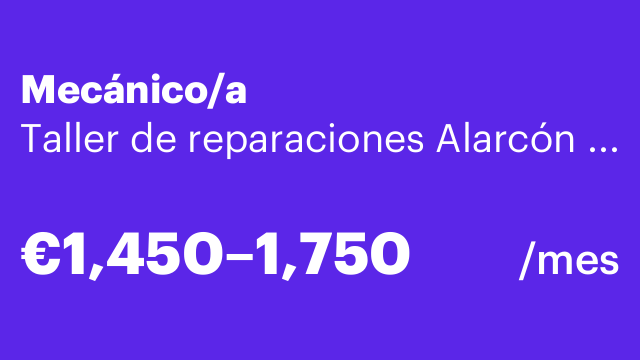Mecánico/a