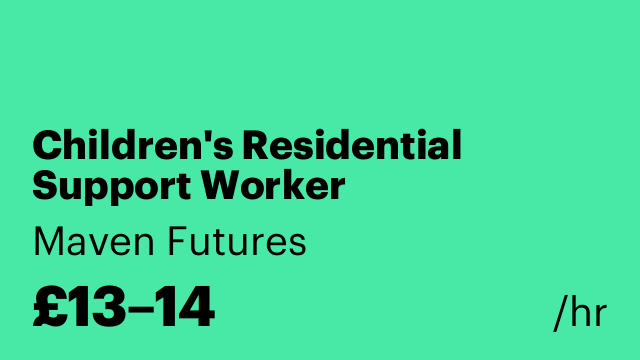 Children's Residential Support Worker