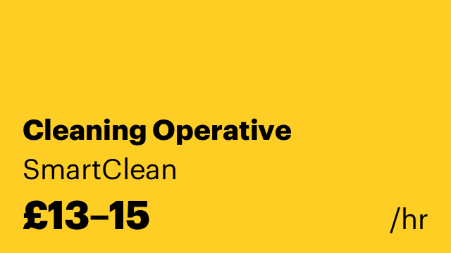 Cleaning Operative
