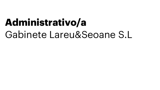 Administrativo/a