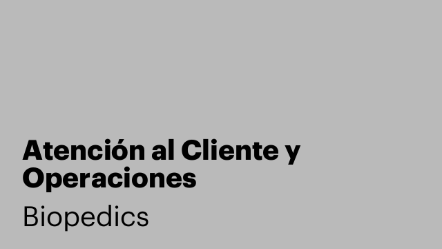 Atención al Cliente y Operaciones