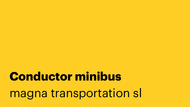 Conductor minibus