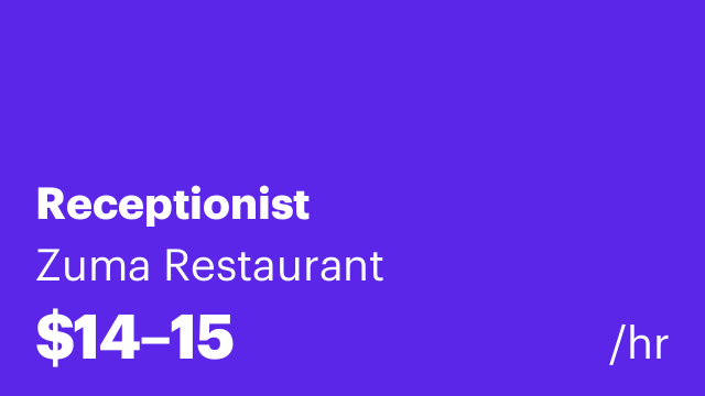 Receptionist