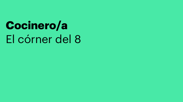 Cocinero/a
