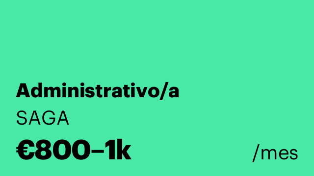 Administrativo/a