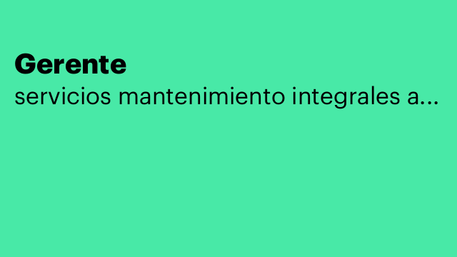 Gerente