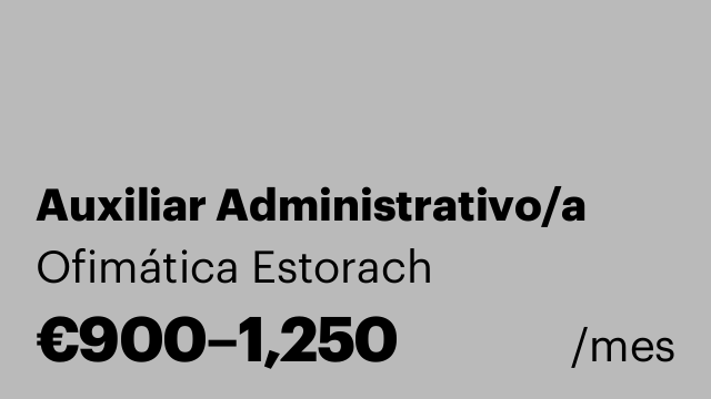 Auxiliar Administrativo/a