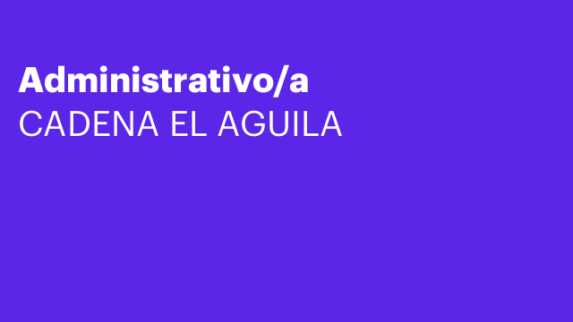 Administrativo/a