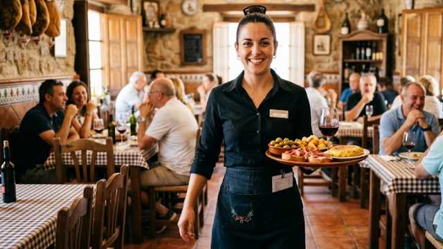 CAMARERO/A DE SALA 35H - PARA RESTAURANTE DE TAPAS TRADICIONAL 1500€