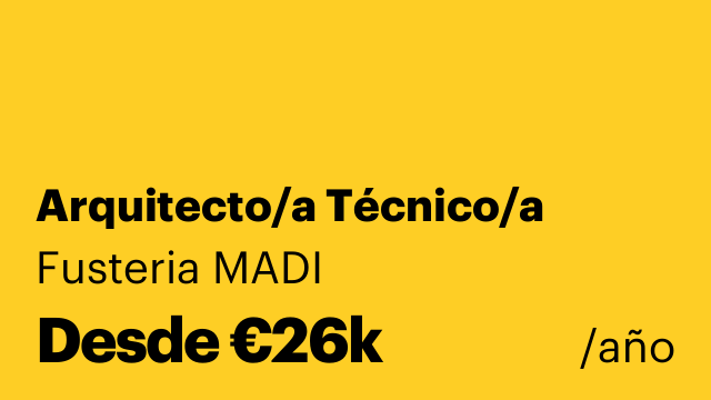 Arquitecto/a Técnico/a