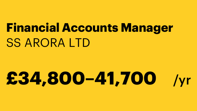 Financial Accounts Manager