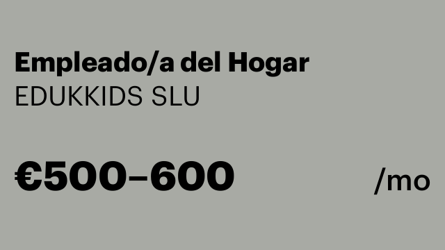 Empleado/a del Hogar