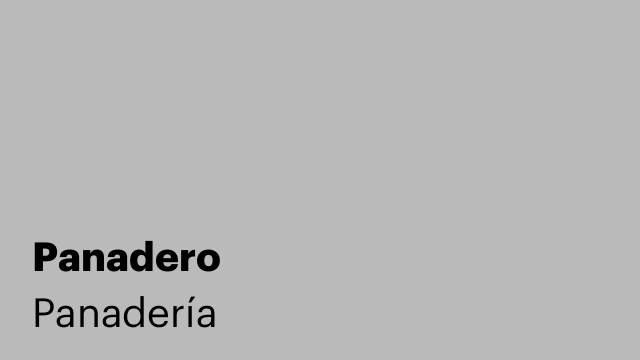 Panadero