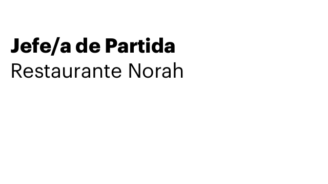 Jefe/a de Partida