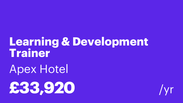 Learning & Development Trainer