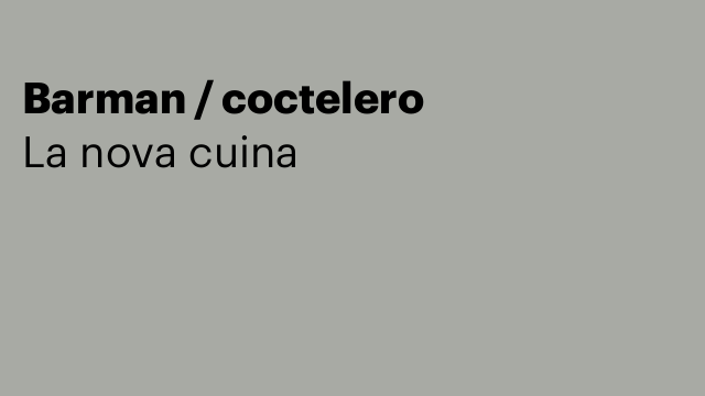 Barman / coctelero