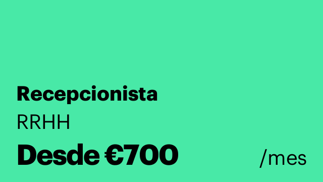 Recepcionista