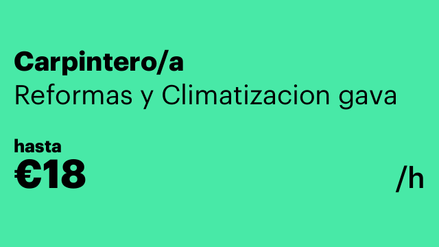 Carpintero/a