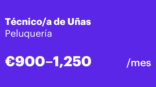 Técnico/a de Uñas