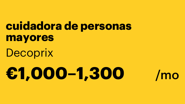 cuidadora de personas mayores