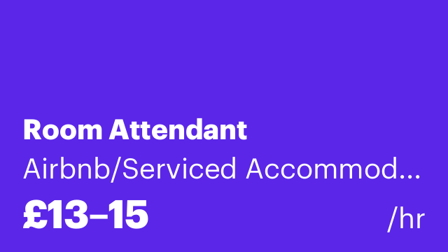 Room Attendant