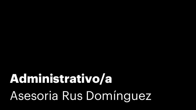 Administrativo/a