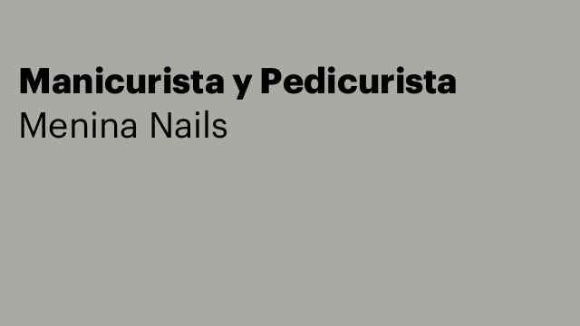 Manicurista y Pedicurista