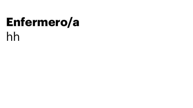 Enfermero/a