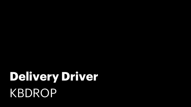 Delivery Driver