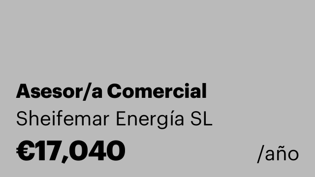 Asesor/a Comercial
