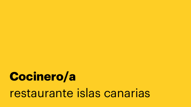 Cocinero/a
