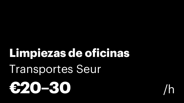 Limpiezas de oficinas