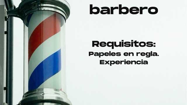 Barbero/a – Barbería en el centro de Barcelona