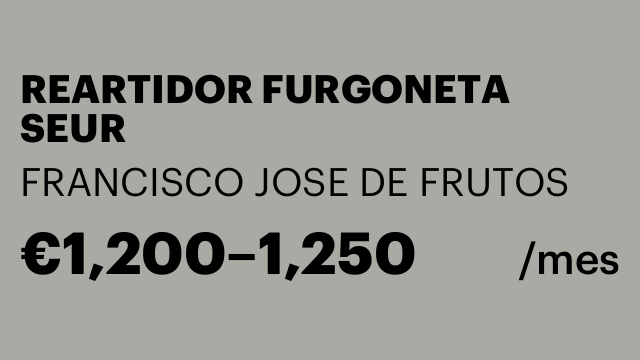 REARTIDOR FURGONETA SEUR