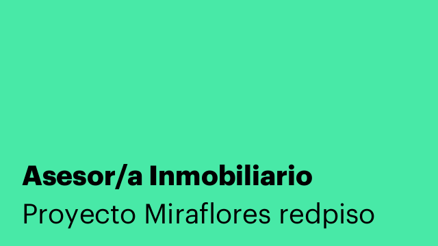 Asesor/a Inmobiliario