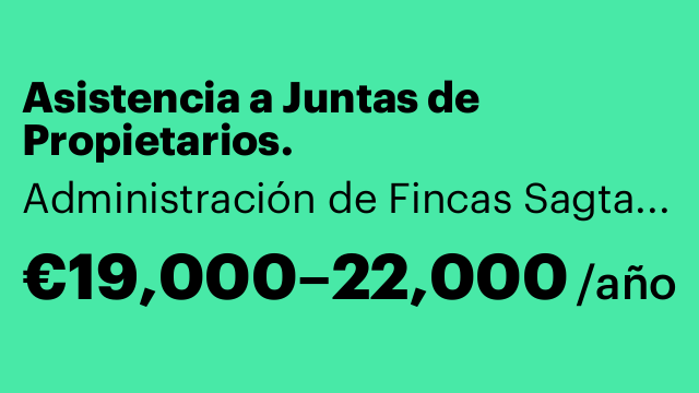 Asistencia a Juntas de Propietarios.