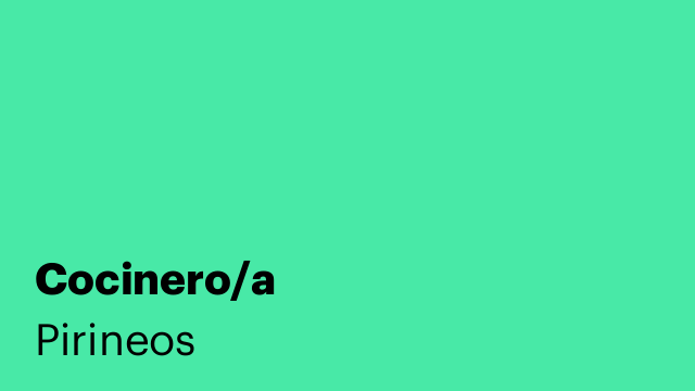 Cocinero/a