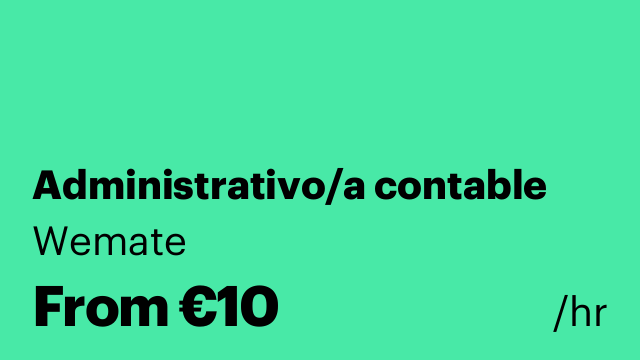 Administrativo/a contable