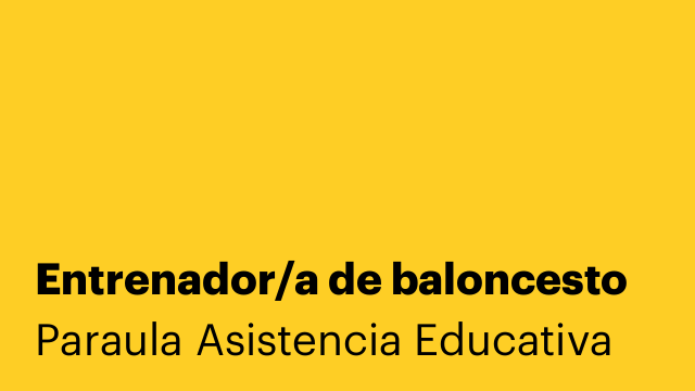 Entrenador/a de baloncesto