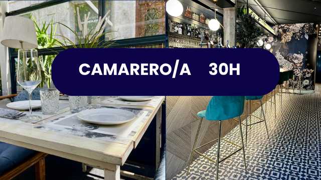 Camarero/a 30h