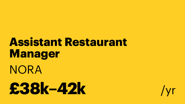 Assistant Restaurant Manager