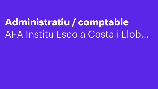 Administratiu / comptable