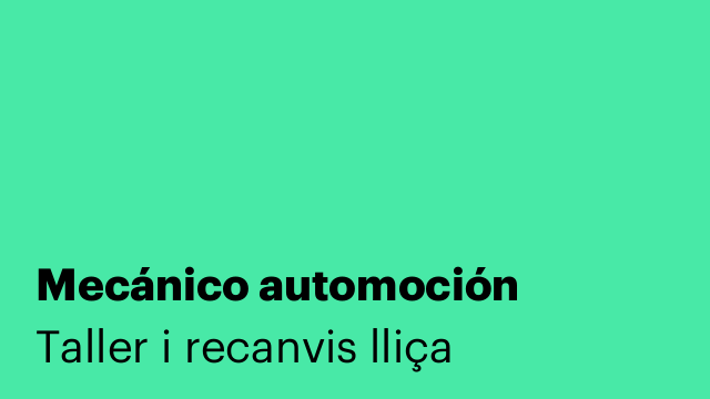 Mecánico automoción