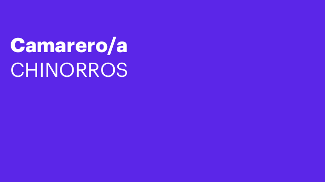 Camarero/a