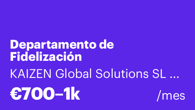 Departamento de Fidelización