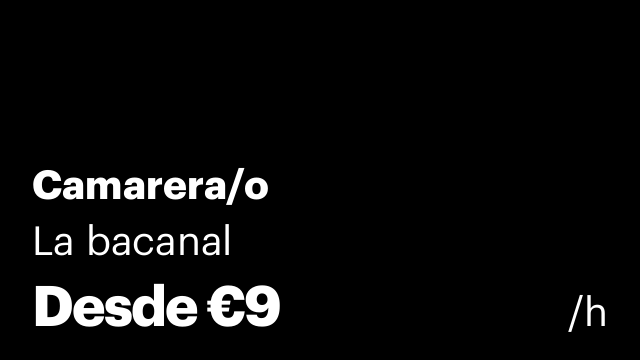 Camarera/o