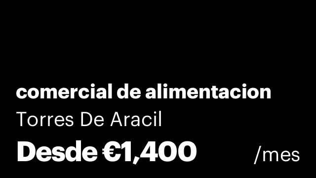 comercial de alimentacion
