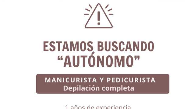 Manicurista y pedicurista / Depilación completa