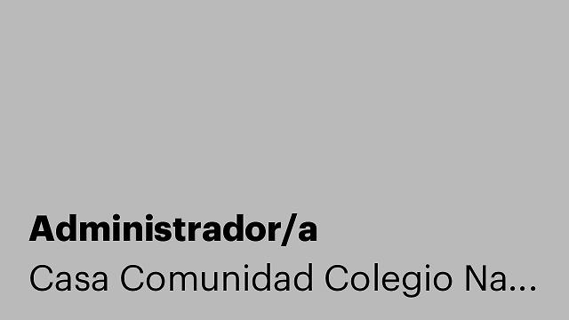 Administrador/a